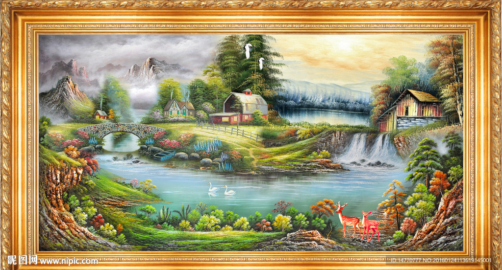 风景油画