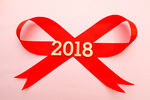 2018 蝴蝶结 红色