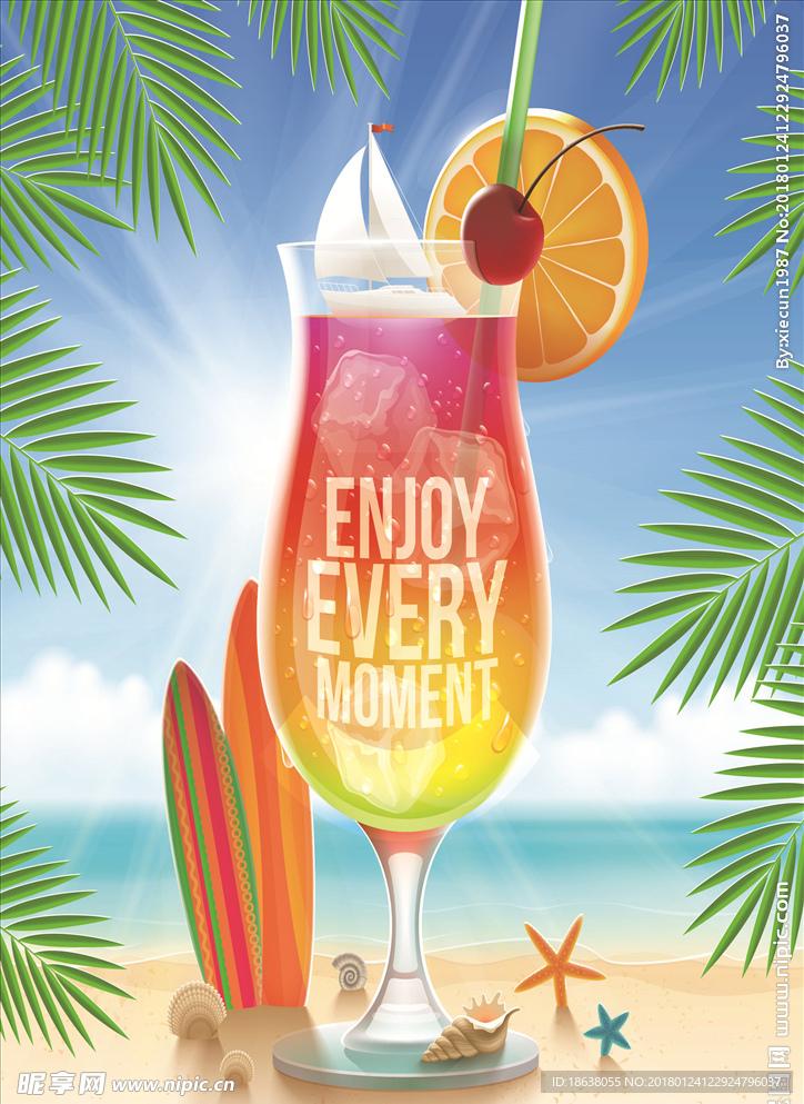 夏日海滩