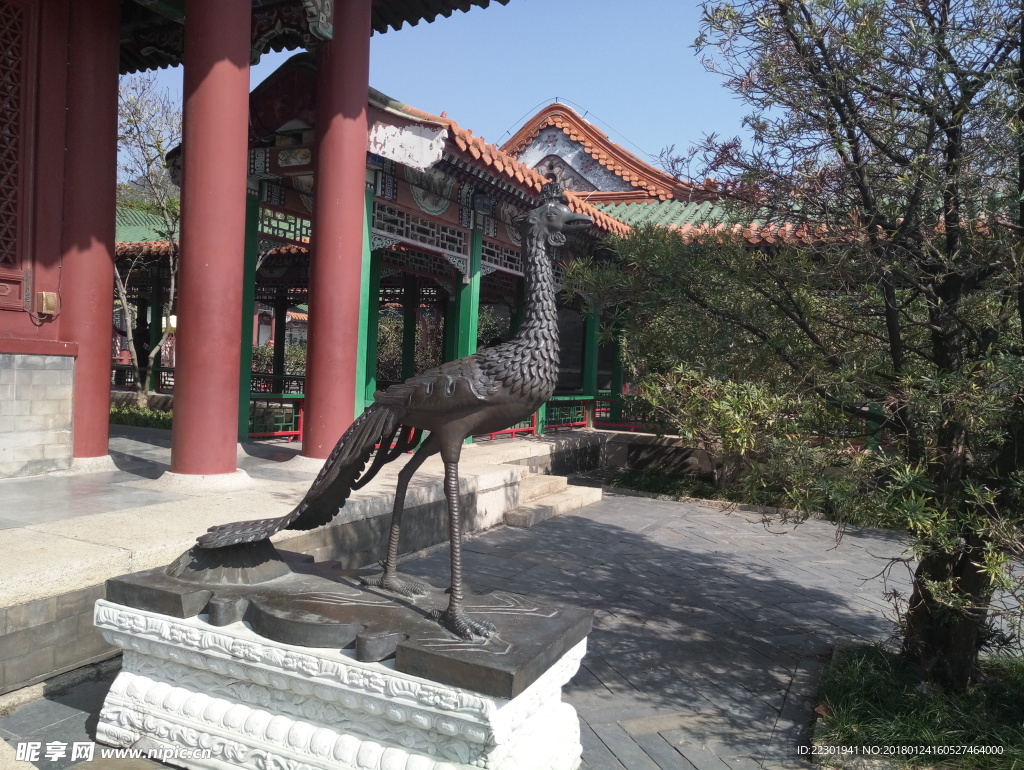 皇上 清朝 古建筑 瓷器 青花