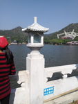 古建筑  池塘
