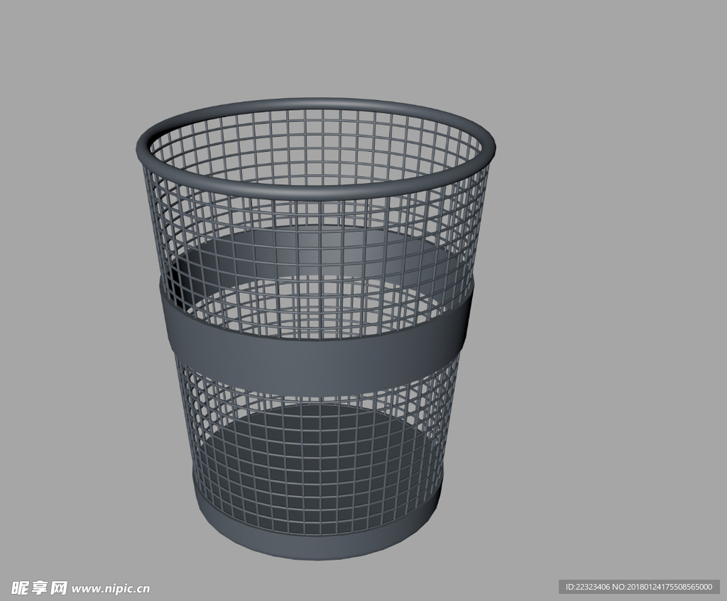 网格垃圾筒