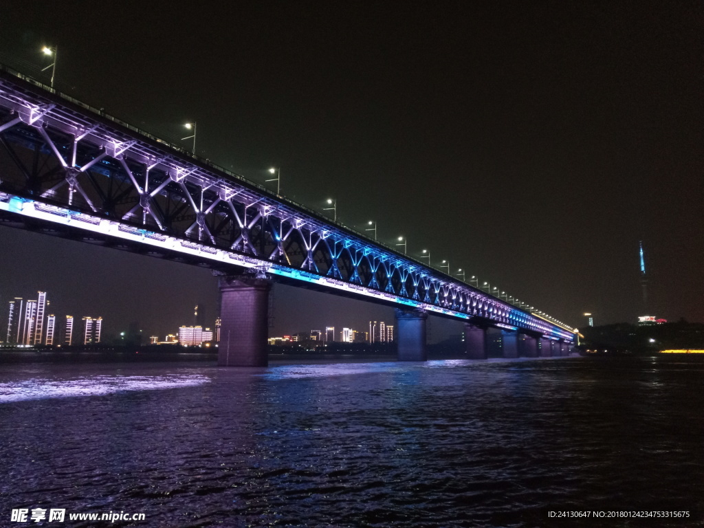 长江大桥夜景