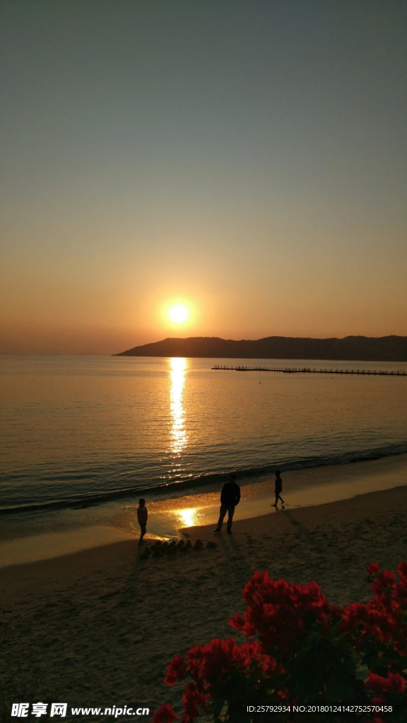 大海夕阳