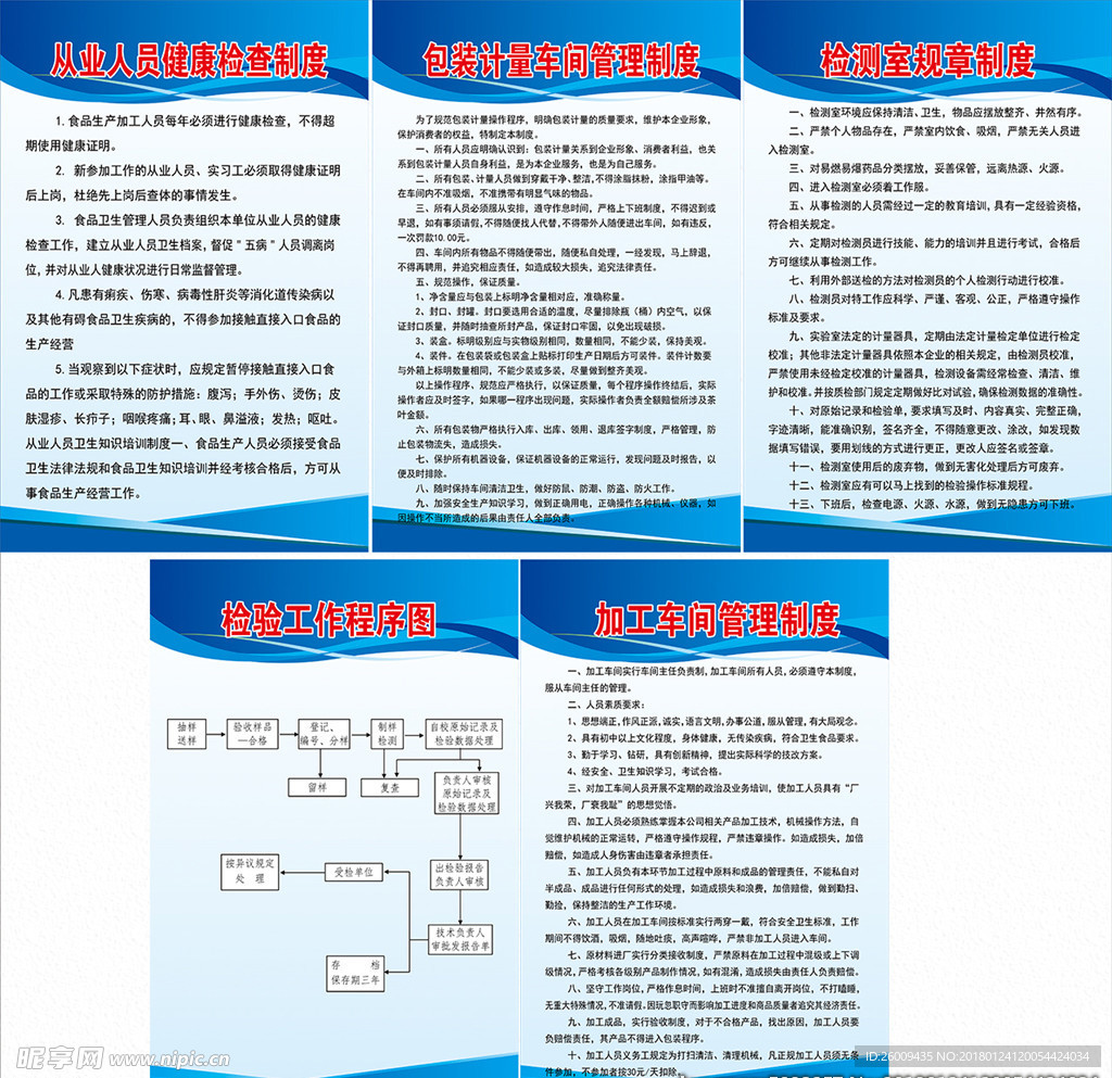 食品加工车间制度