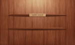 BOOK SHELF 木纹材质