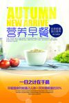 营养早餐餐饮美食宣传海报