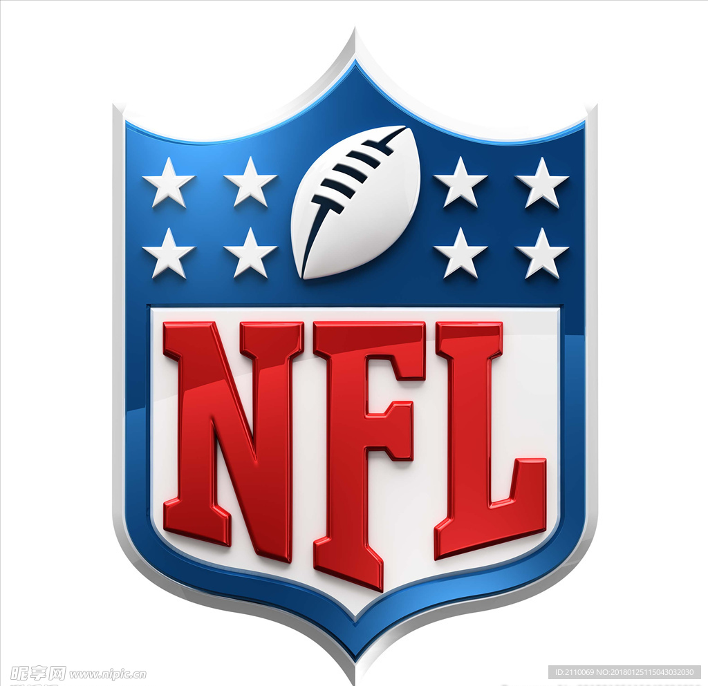 NFL logo 橄榄球