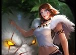 宫崎骏作品幽灵公主同人手绘壁纸