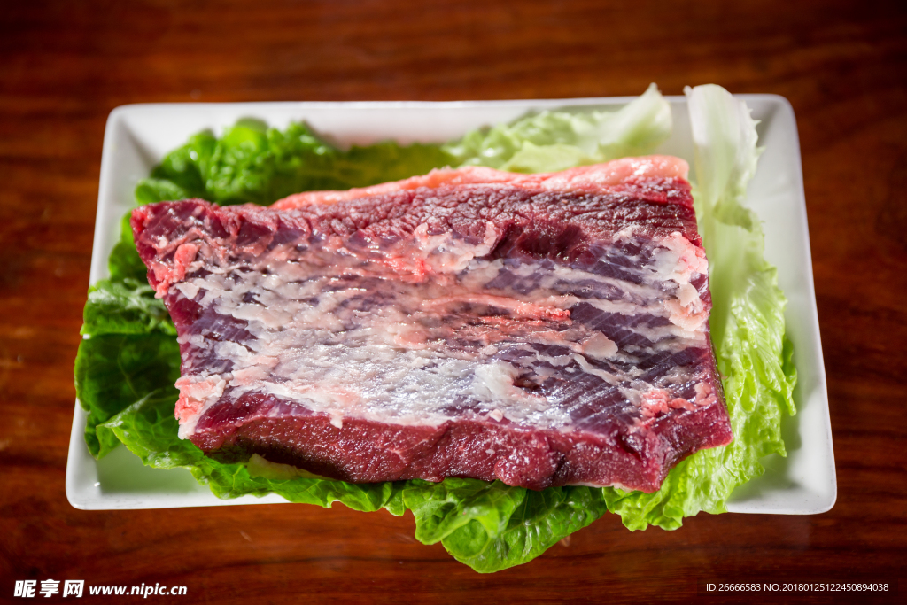 牛肉花边梅肉