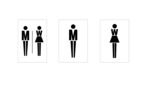 卫生间标识 男女标识