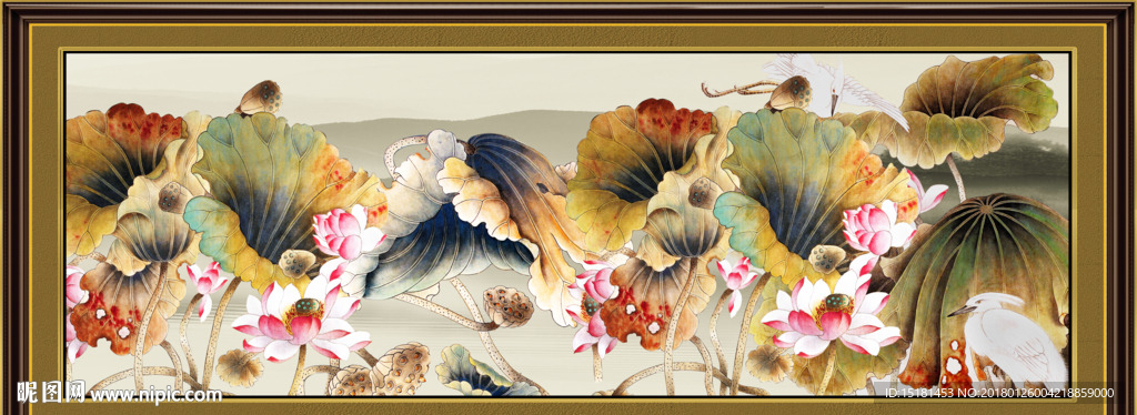 荷花图