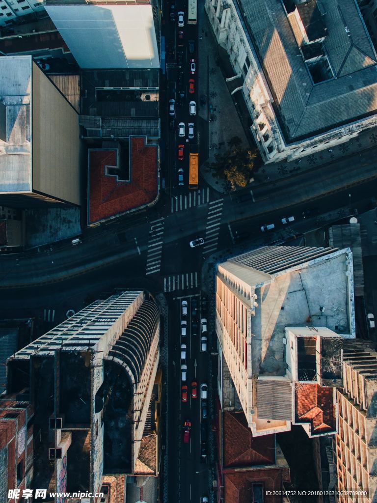俯瞰城市风光