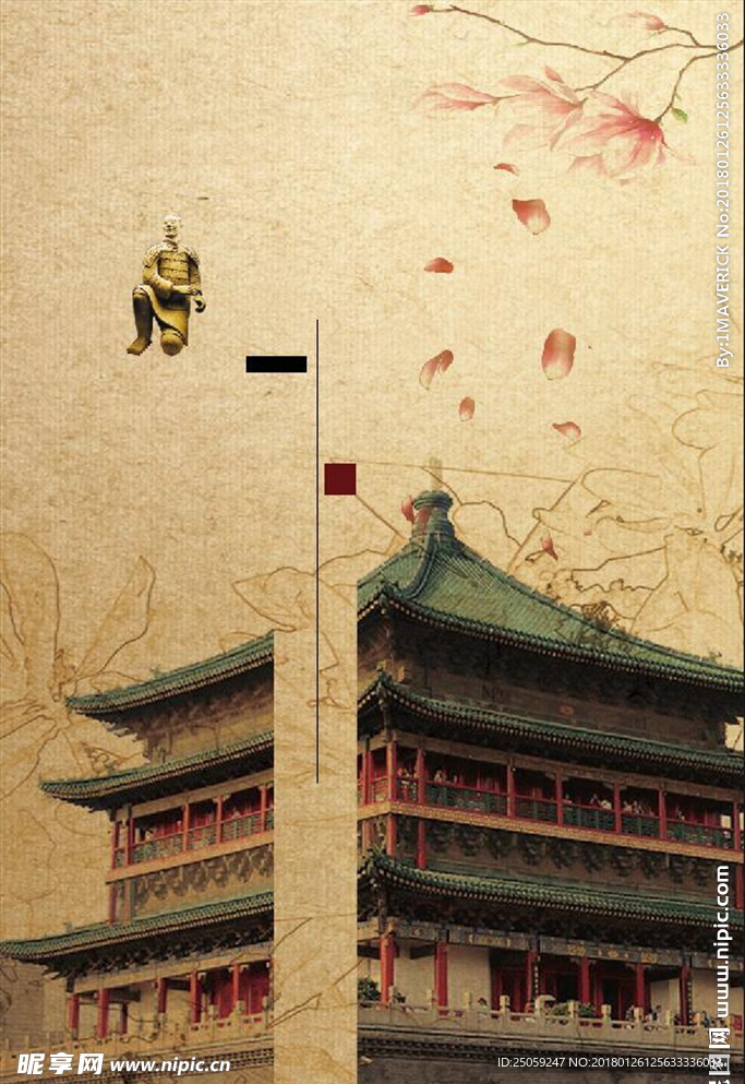 古建筑背景