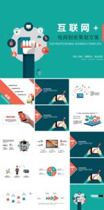 互联网+电商创业策划方案PPT