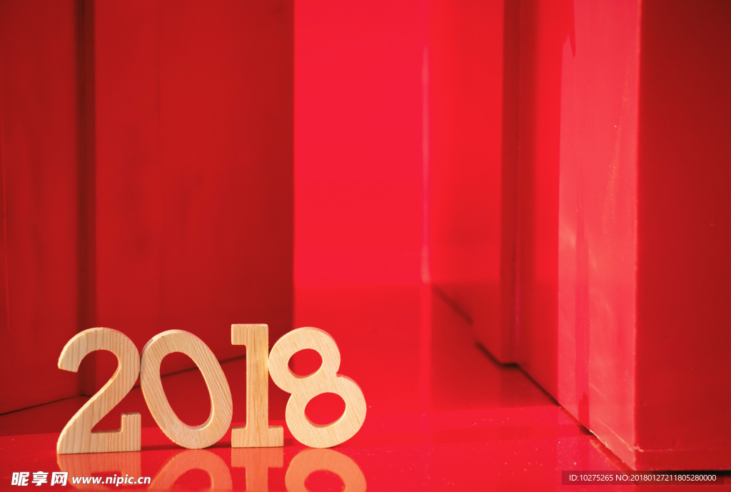 2018红色背景