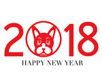 2018卡通狗狗字体