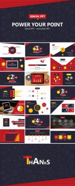 扁平化 简约 PPT 模板