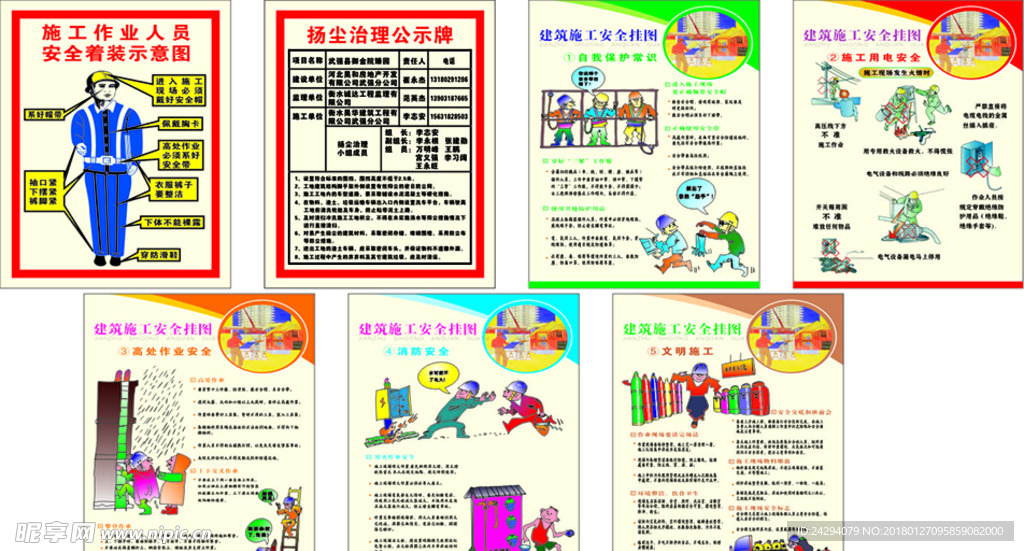 工地安全牌