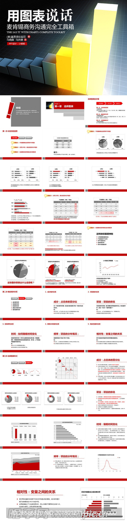 销售商务工作汇报图表