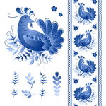 青花瓷花纹