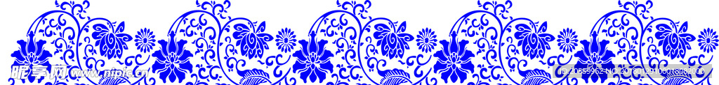 青花花纹