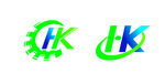 hk字母 logo