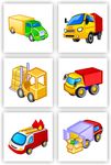 交通工具图标 汽车轿车货车