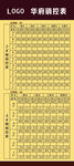 销控表