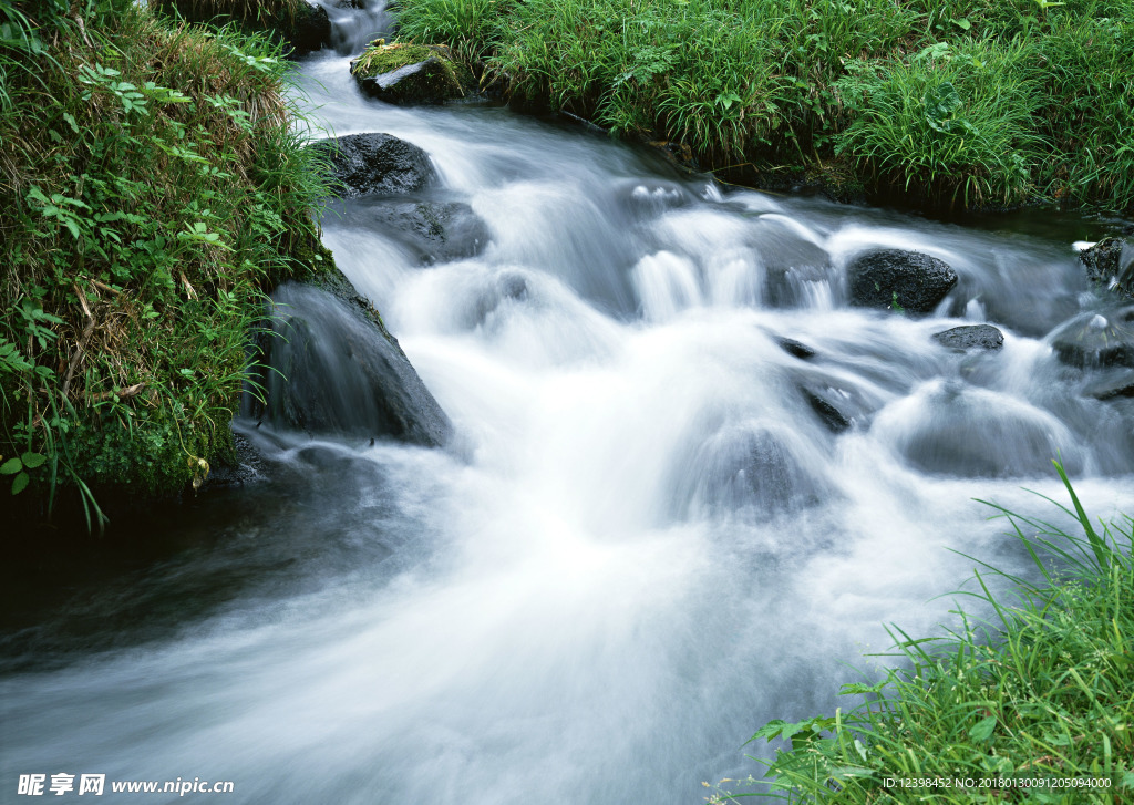 山涧小溪 山涧溪流 溪水 河流