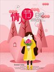七夕情人节海报