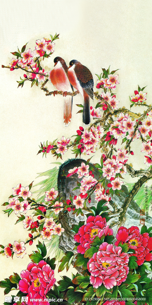 中式花鸟