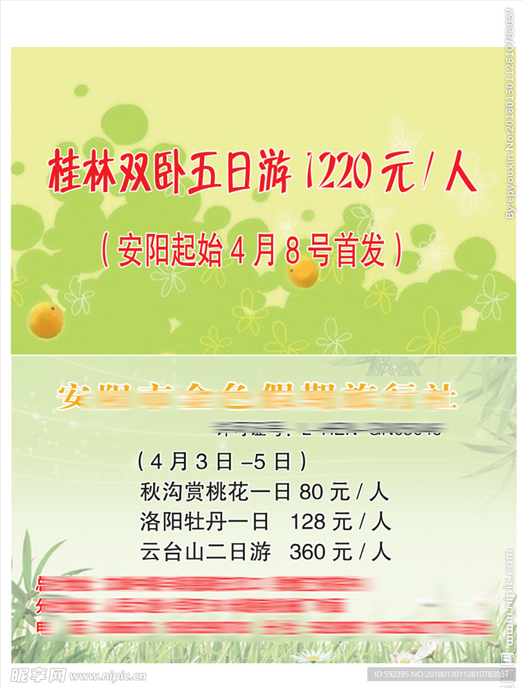旅行社 名片