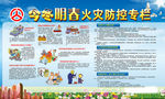 今冬明春防火防控板报