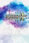 时尚城市背景