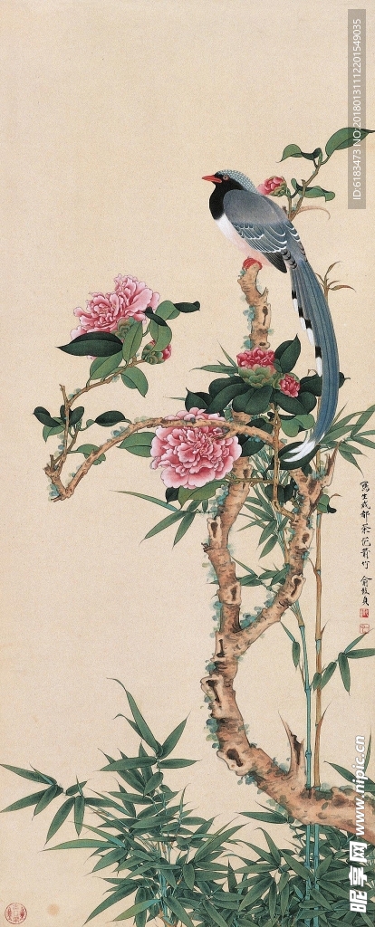 俞致贞工笔画