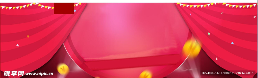 新年背景春节展板banner