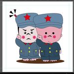 红军 卡通插画
