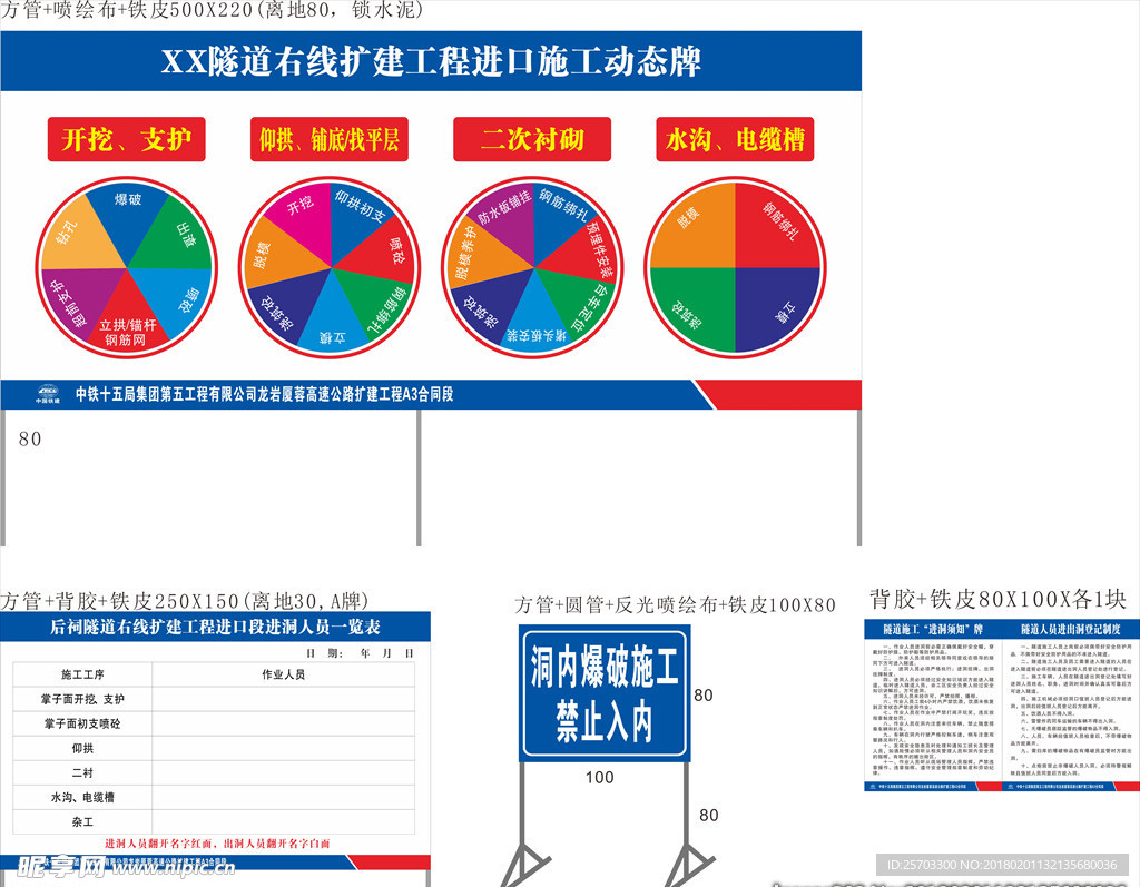 XX隧道扩建工程进口施工动态图