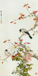 伯逸马花鸟玄关无框画