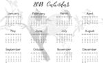 2018 日历 台历 文艺