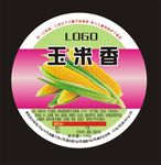 玉米果冻不干胶