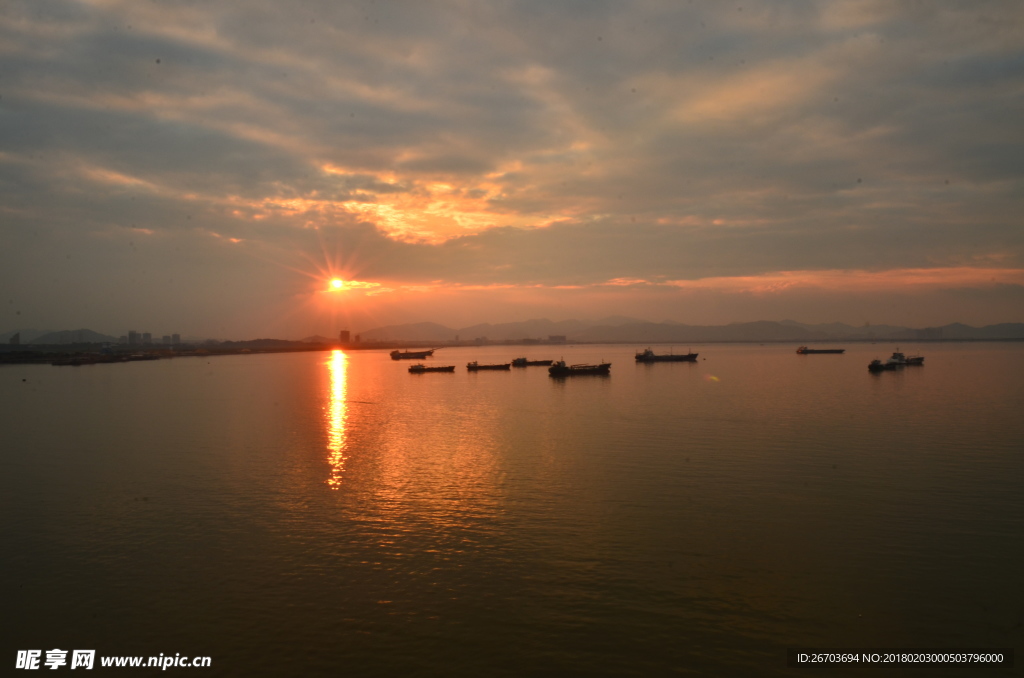 大海日落风景