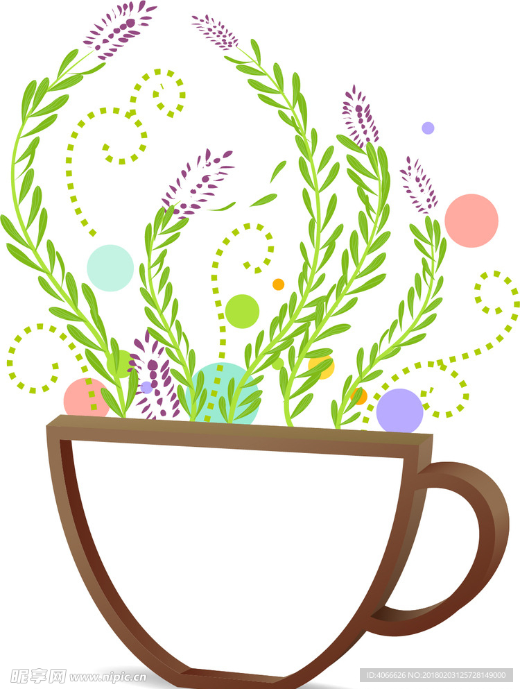 花草素材矢量花纹