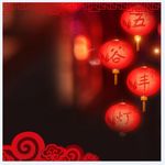 电商新年中国海报背景