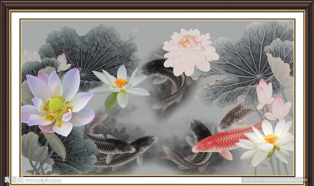 荷花图
