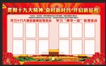 党建宣传栏 十九大宣传栏