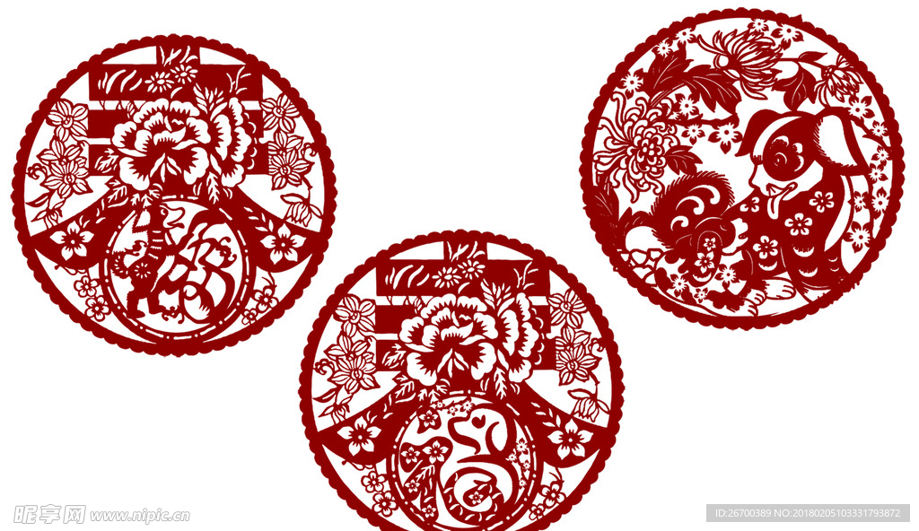 剪纸春