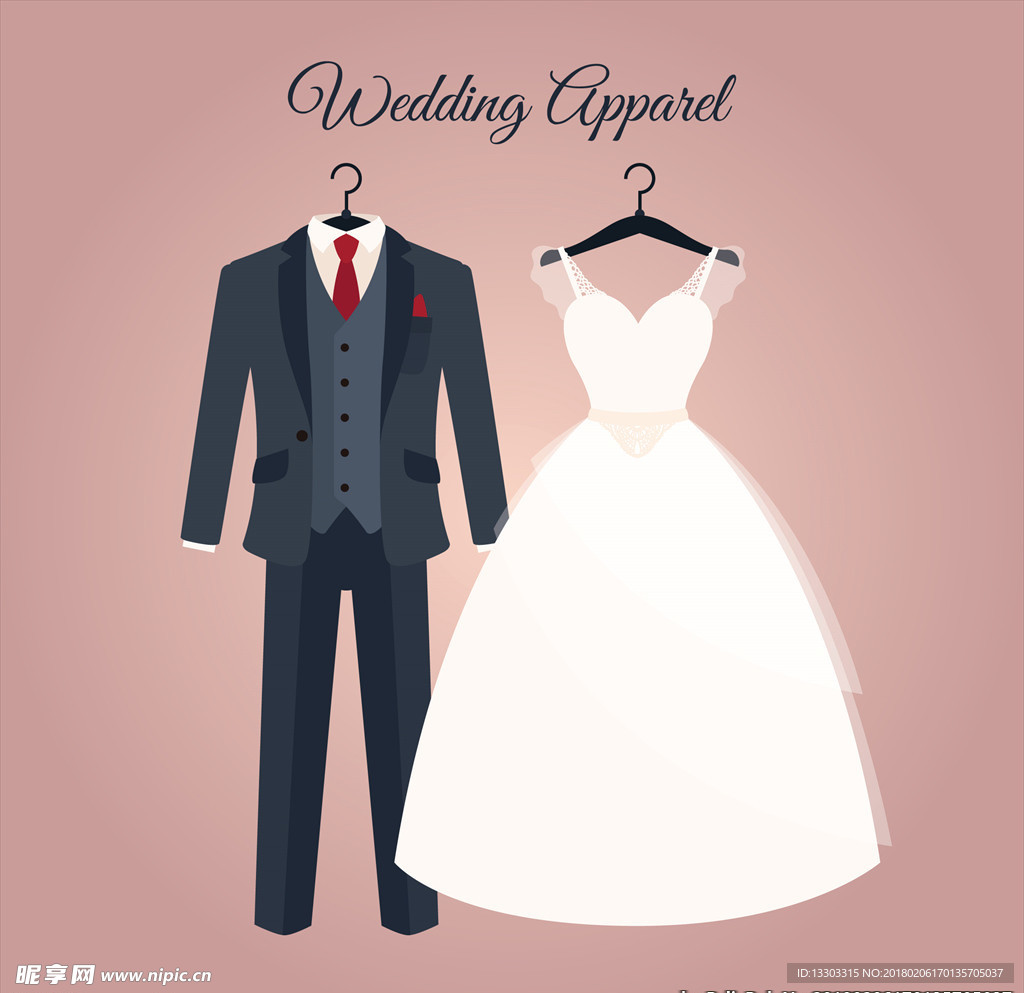 婚礼礼服素材