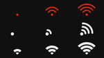 3款无线wifi信号动画素材